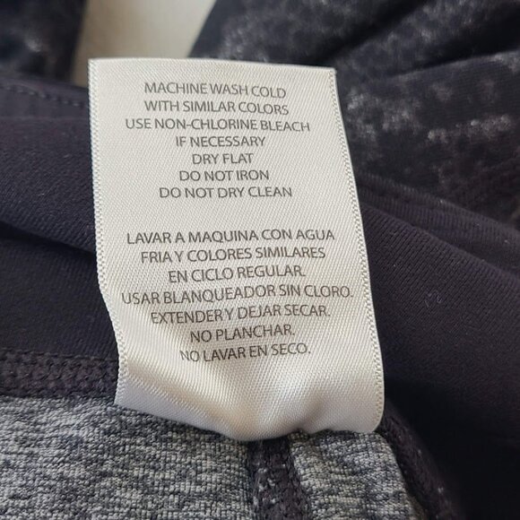 Tuff Athletics Snake Print Leggings Womens Size M Black Gray w/ Side Pockets - Picture 4 of 12